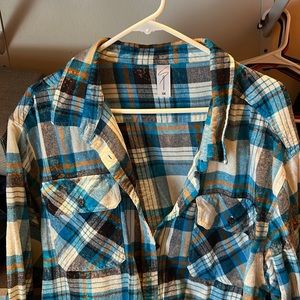 Blue flannel